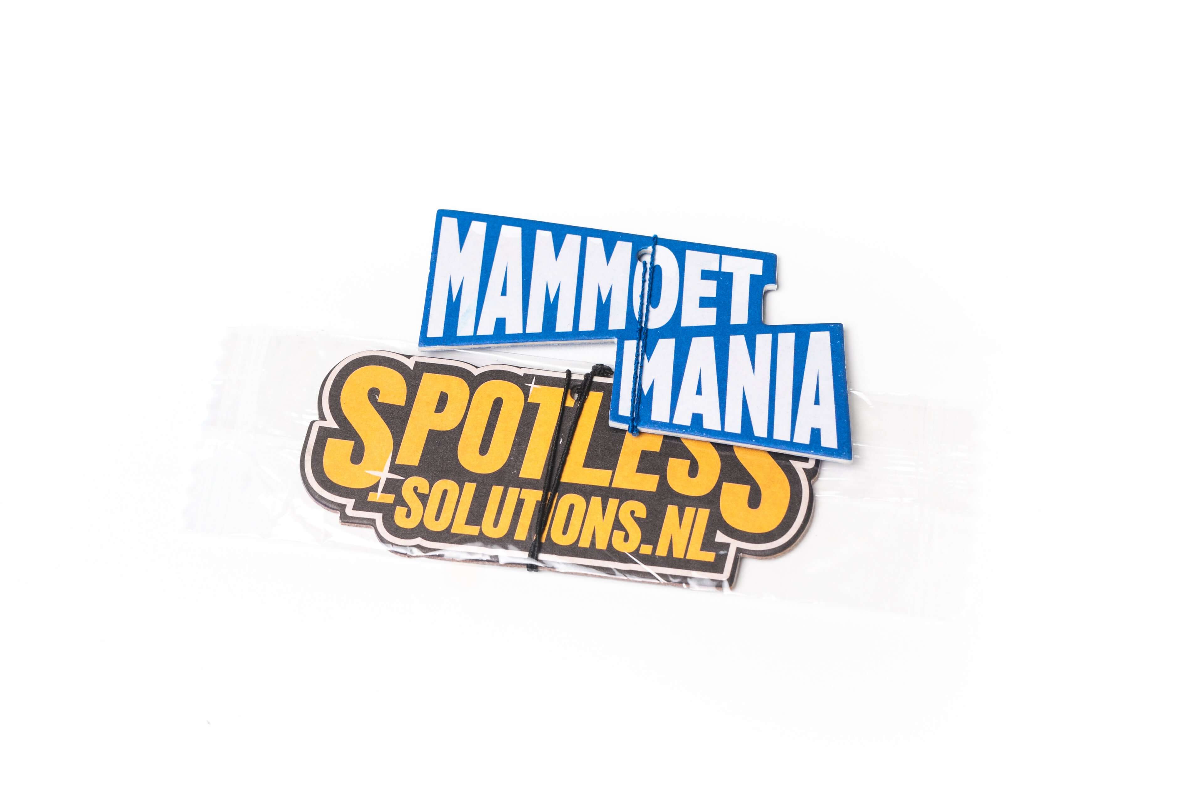 Auto geurhangers bedrukken in eigen vorm