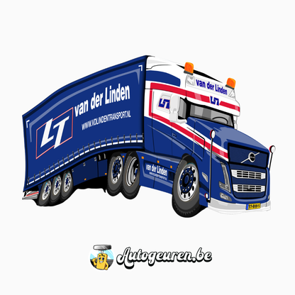 Cartoon op maat van je vrachtwagen